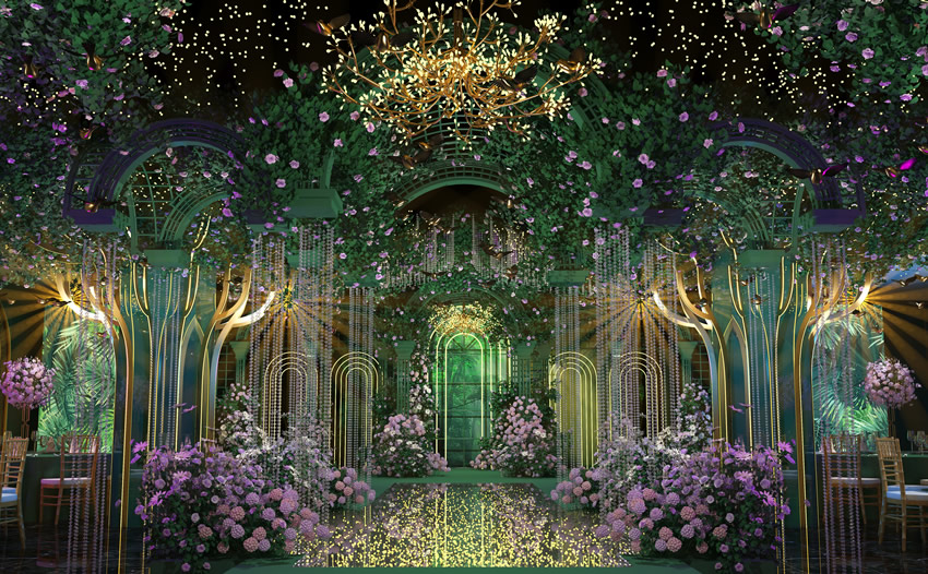 前锋奇妙森林婚礼堂效果展示